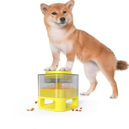 Interactive Food Dispenser Toy For Dogs - Slow Feeder And