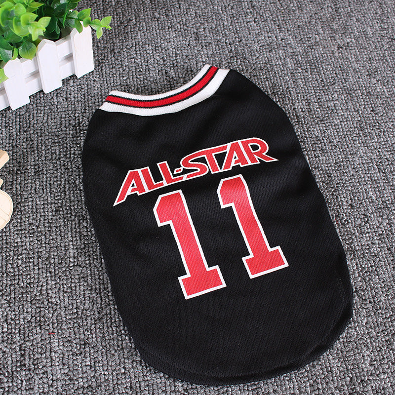 Hot All-Star Spring & Summer Dog Vest – Comfortable & Stylish Pet