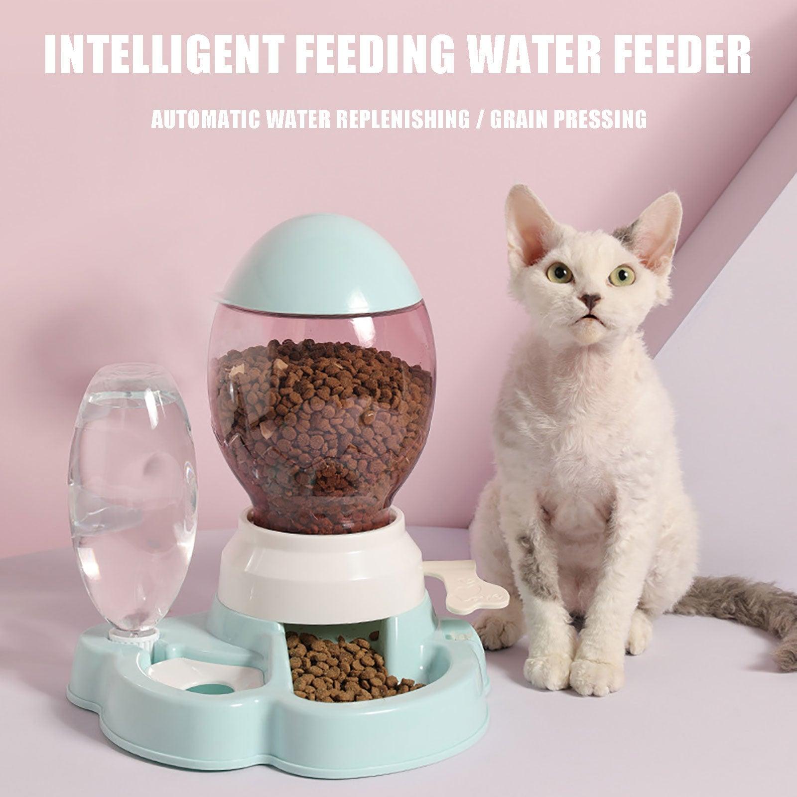 Pet Oasis: The Ultimate Automatic Feeder And Waterer For Cats And Dogs