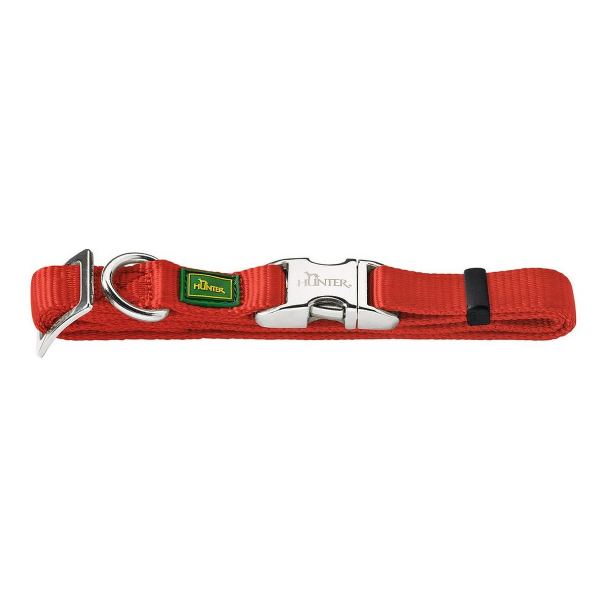 Zgardă pentru câini Hunter Alu-Strong Red, mărimea S (30–45 cm)