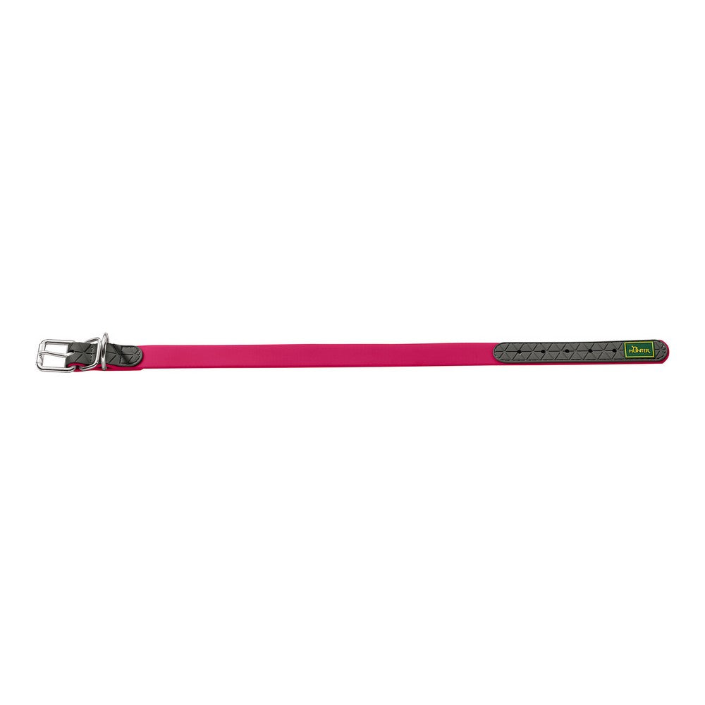 Zgardă pentru câini Hunter Convenience Pink, mărimea M/L (42–50 cm)