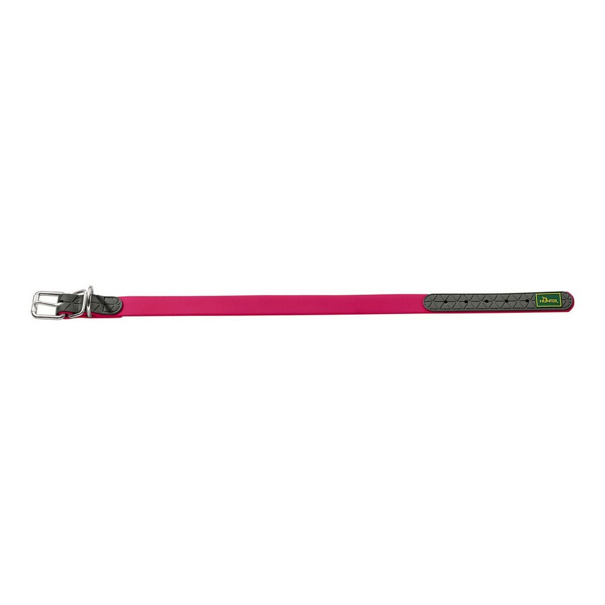 Zgardă pentru câini Hunter Convenience Pink, mărimea M/L (42–50 cm)