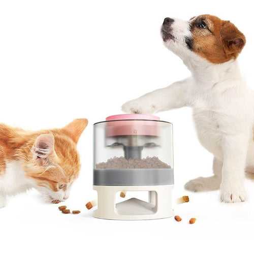 Interactive Food Dispenser Toy For Dogs - Slow Feeder And