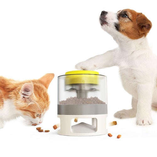 Interactive Food Dispenser Toy For Dogs - Slow Feeder And