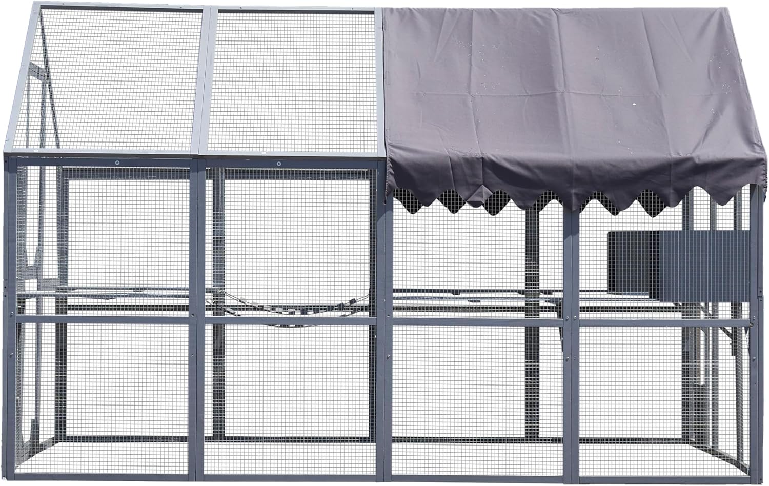 Outdoor Cat House Cat Enclosures 110" Large Kitten Playpen with