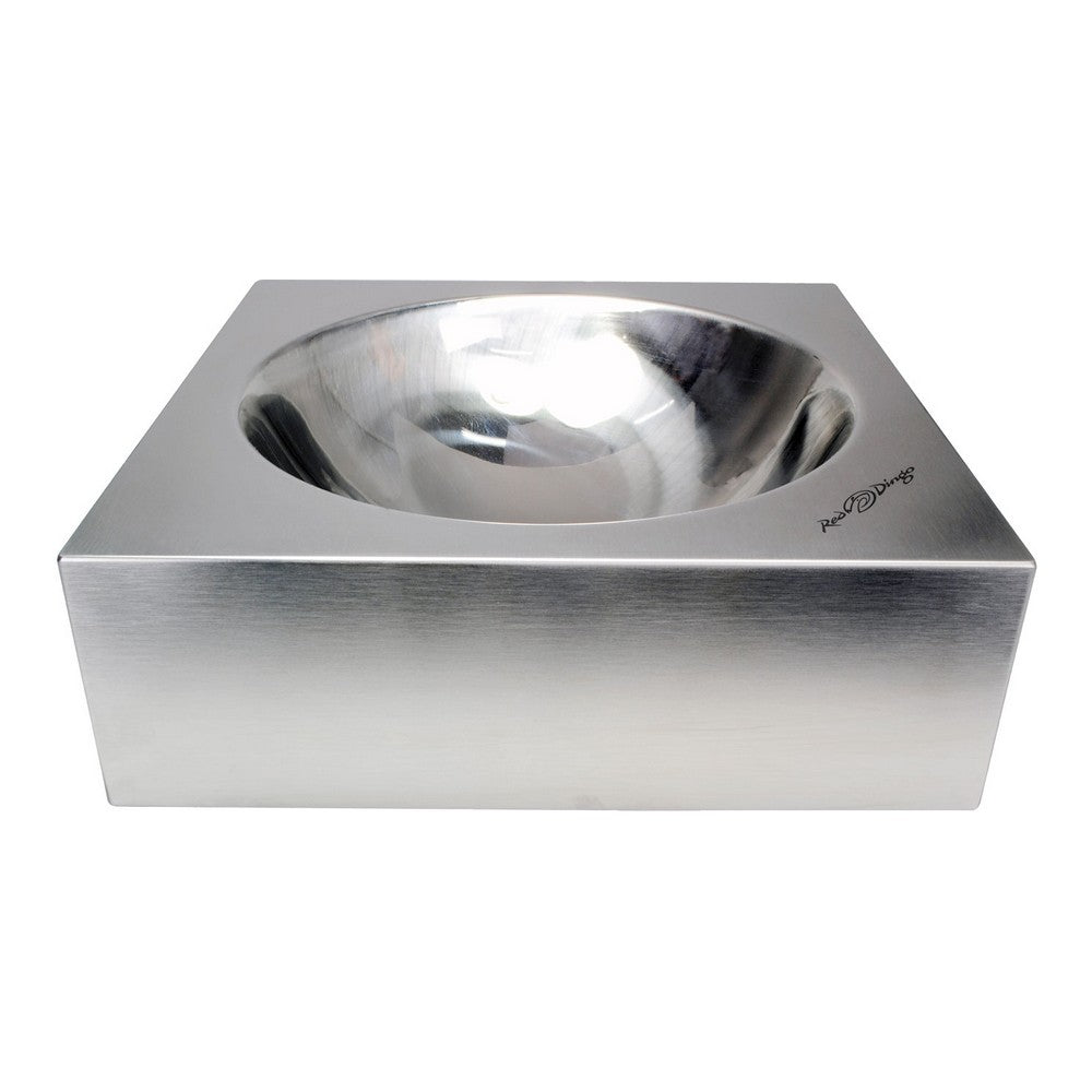 Dog Feeder Red Dingo Reddingo Stainless steel Silver 330 ml (16 x 16 x
