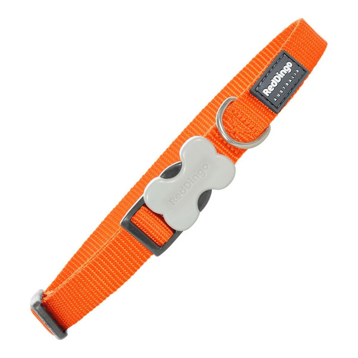Zgardă pentru câini Red Dingo Smooth Orange (2 × 31–47 cm)