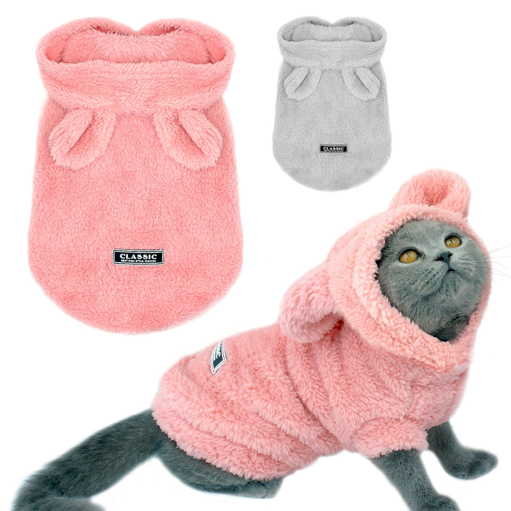 Warm Cat Clothes Winter Pet Puppy Kitten Coat