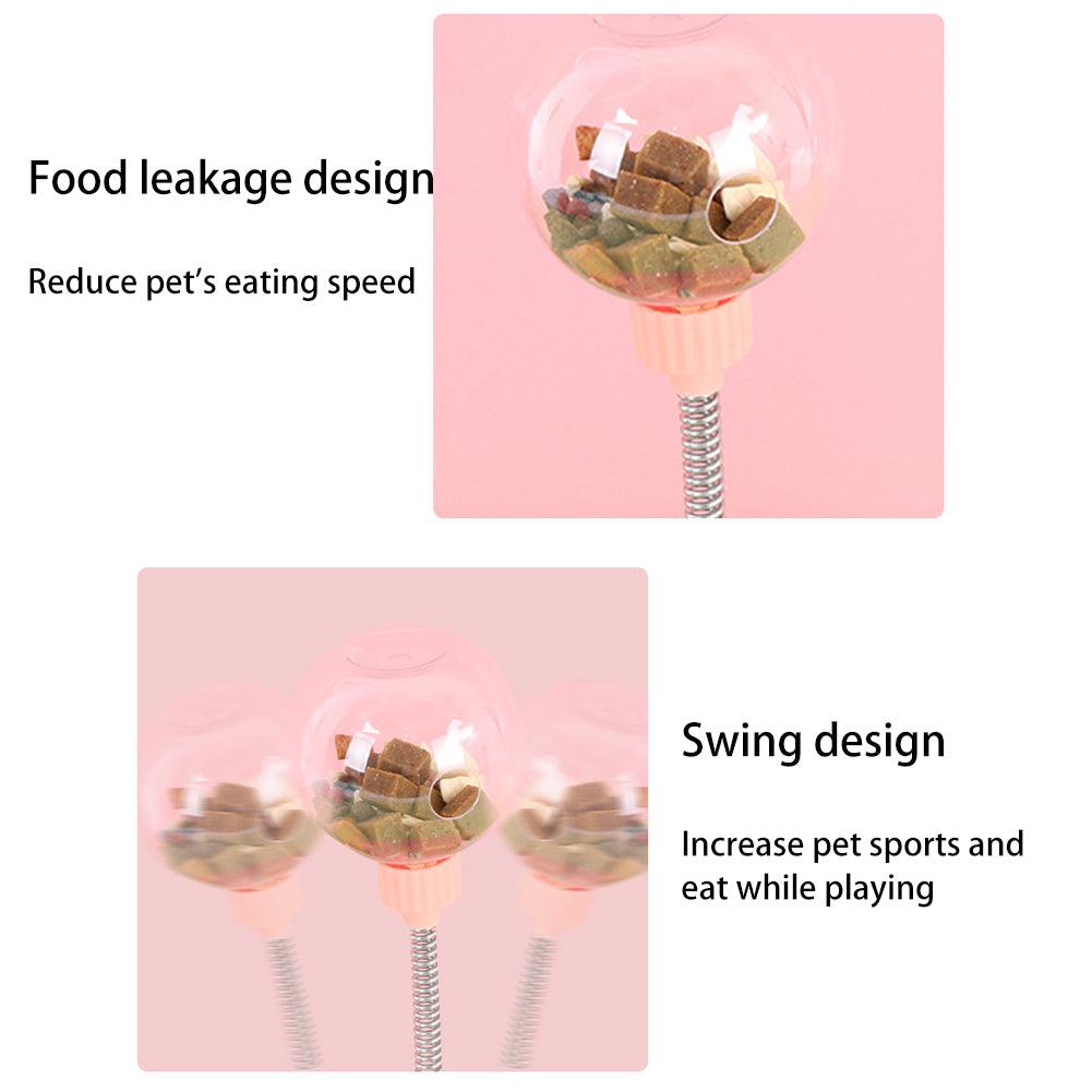 Pet Feeder Cat Toy Pets Leaking Food Ball Self-Playing Tumbler Funny