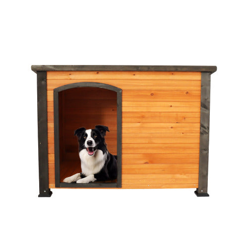 45"Dog House Outdoor and indoor wooden kennel